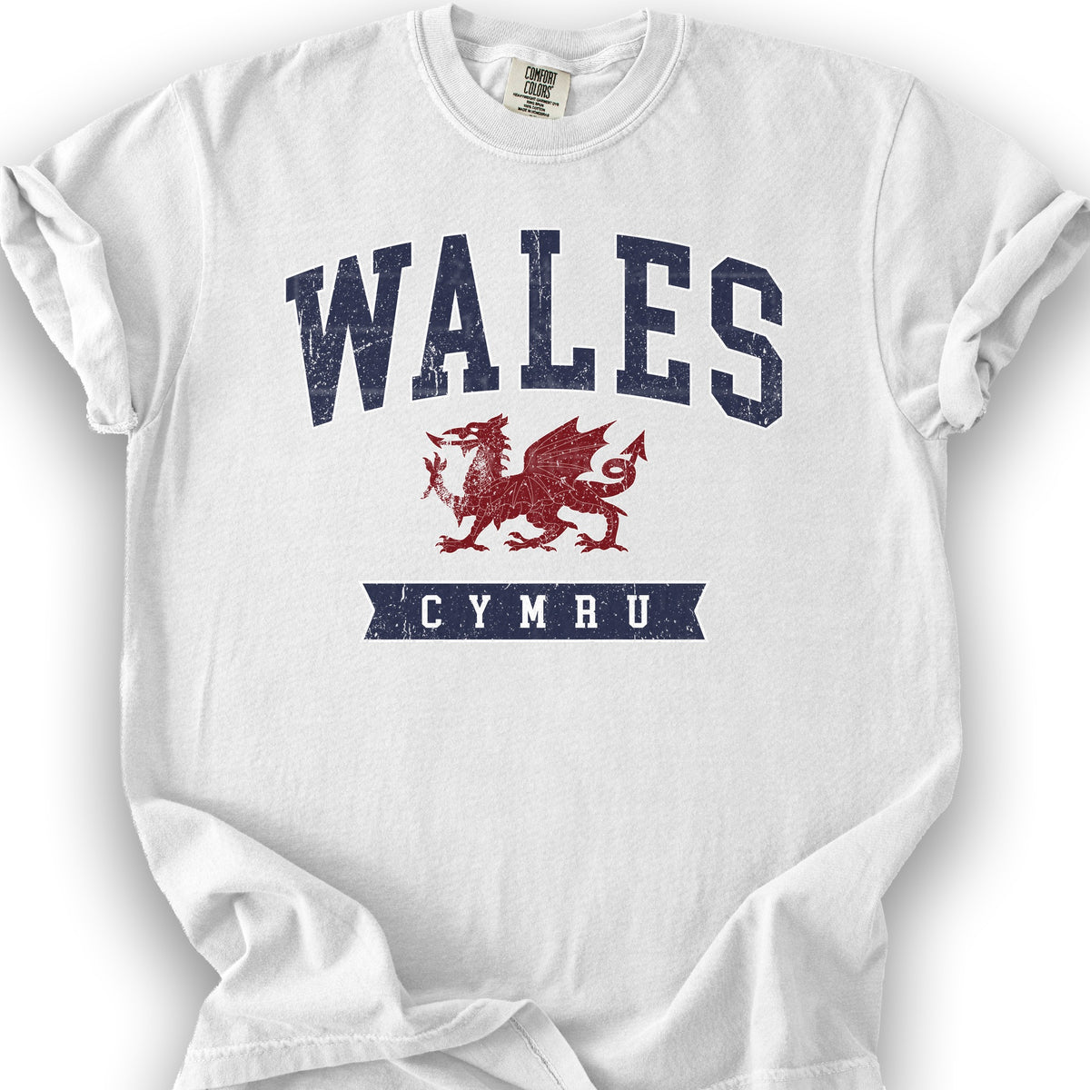 Wales Varsity Dragon T-shirt - White