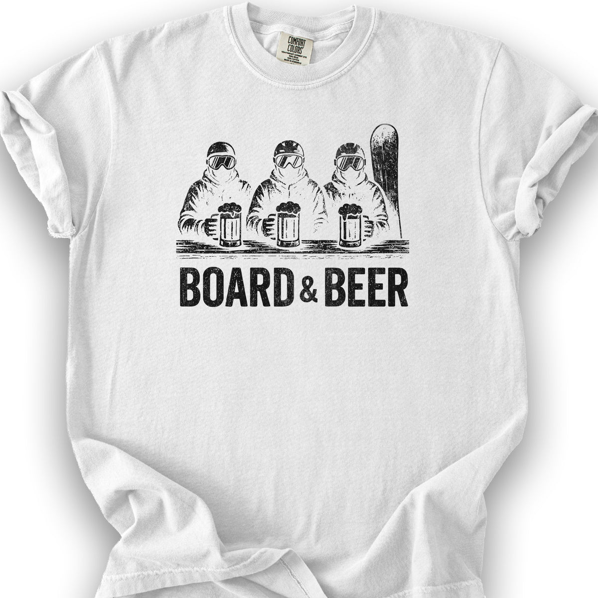 Board and Beer T-shirt - White