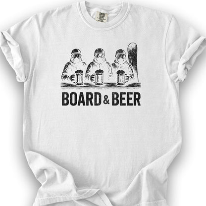 Board and Beer T-shirt - White