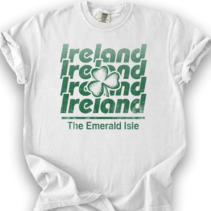 Ireland Retro Echo T-shirt - White