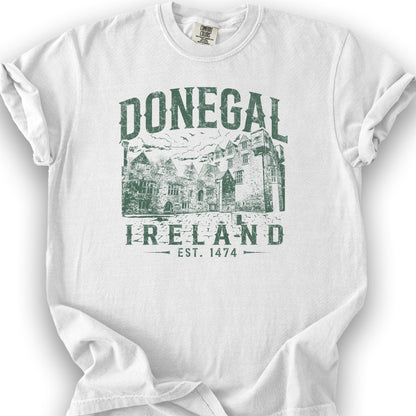 Donegal Ireland Sketch T-Shirt - White