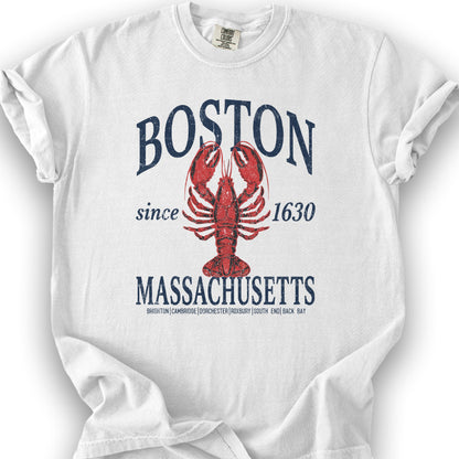 Boston Classic Lobster T-Shirt - White