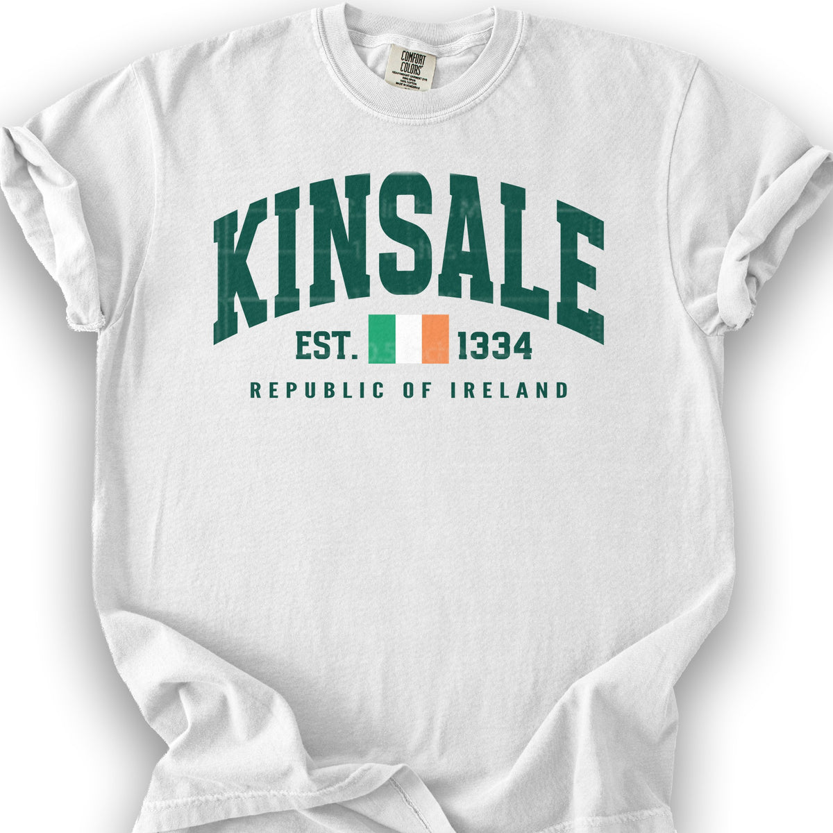Kinsale Varsity Flag T-Shirt - White