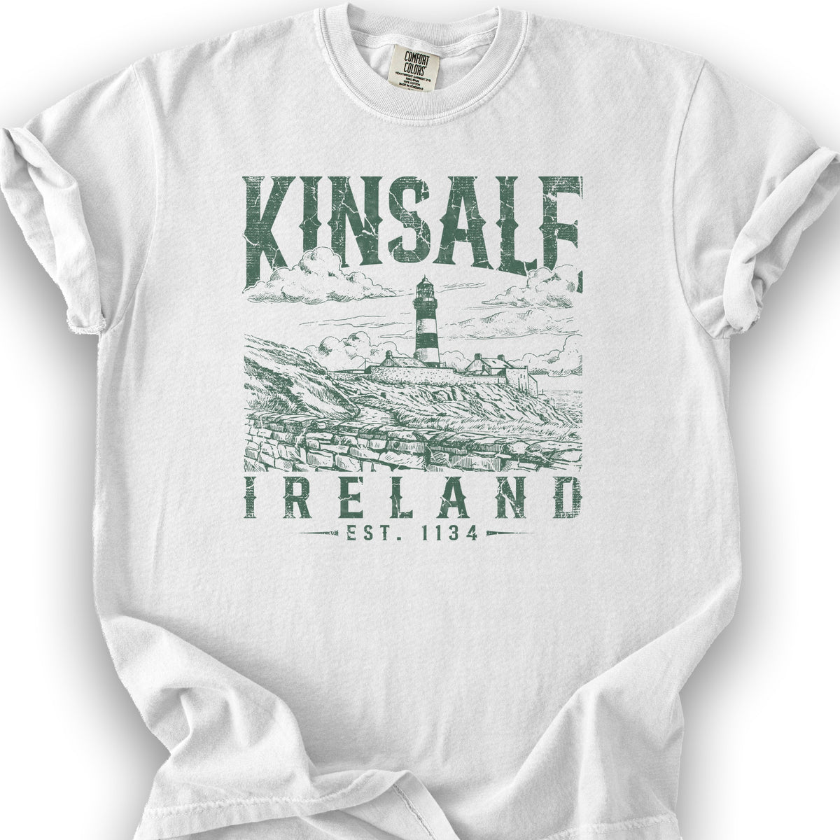 Kinsale Ireland T-Shirt - White