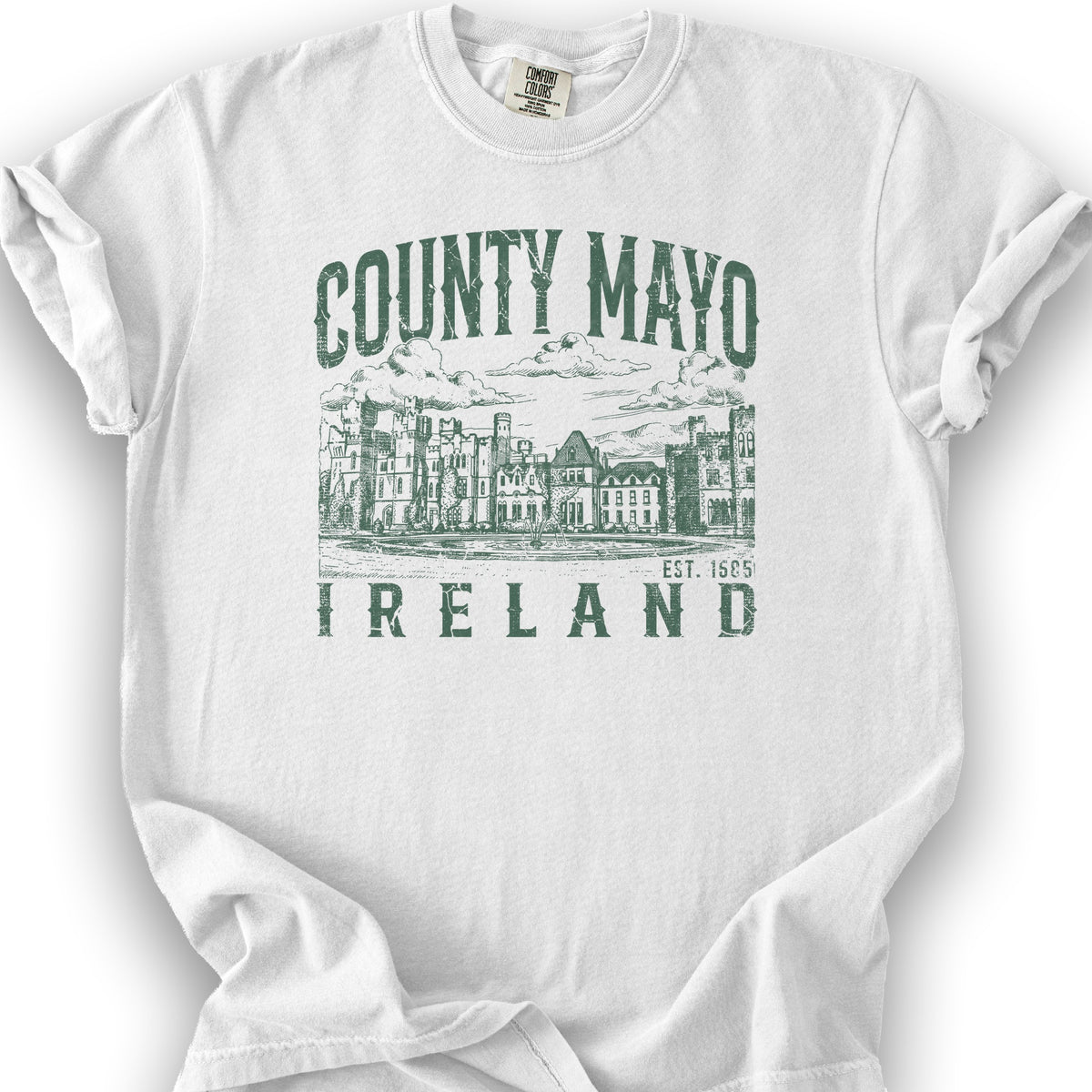 County Mayo Ireland T-Shirt - White
