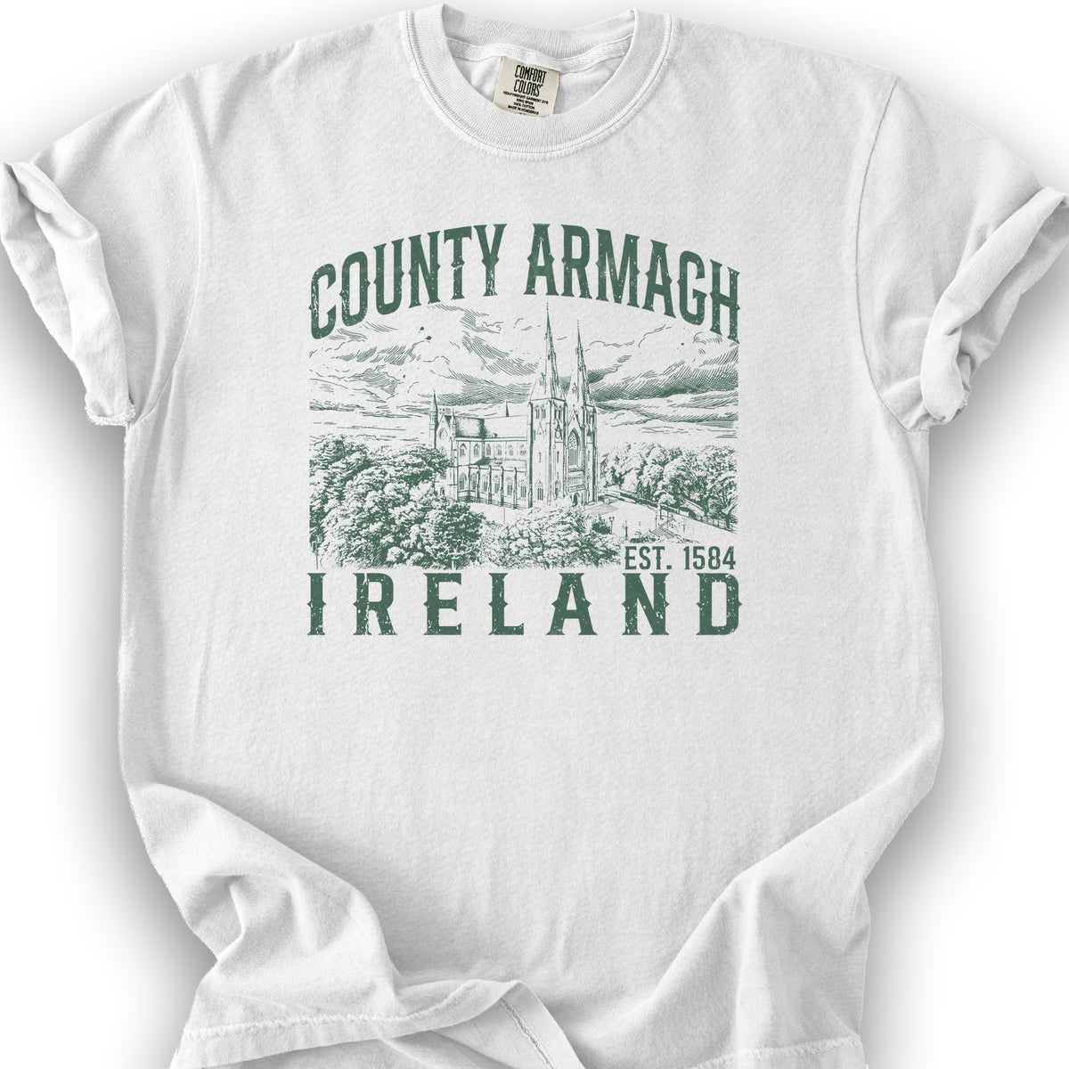 County Armagh Ireland T-Shirt - White