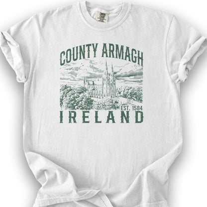 County Armagh Ireland T-Shirt - White