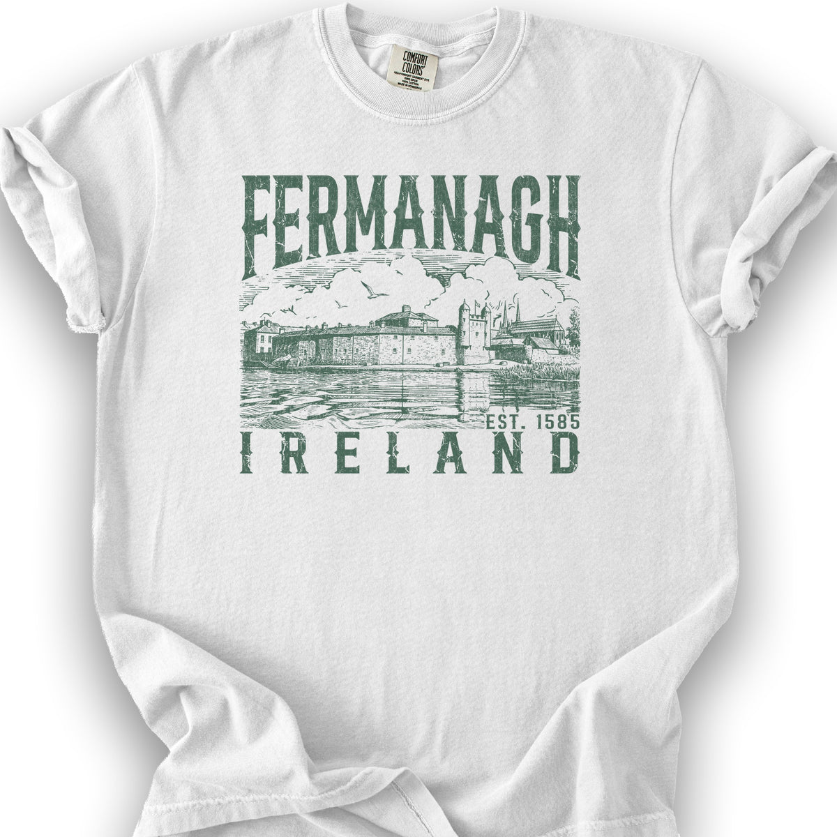 Fermanagh Ireland T-Shirt - White