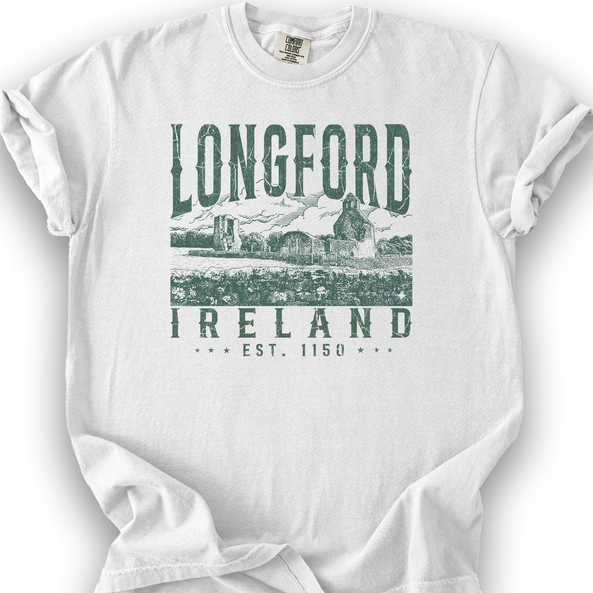 Longford Ireland T-Shirt - White