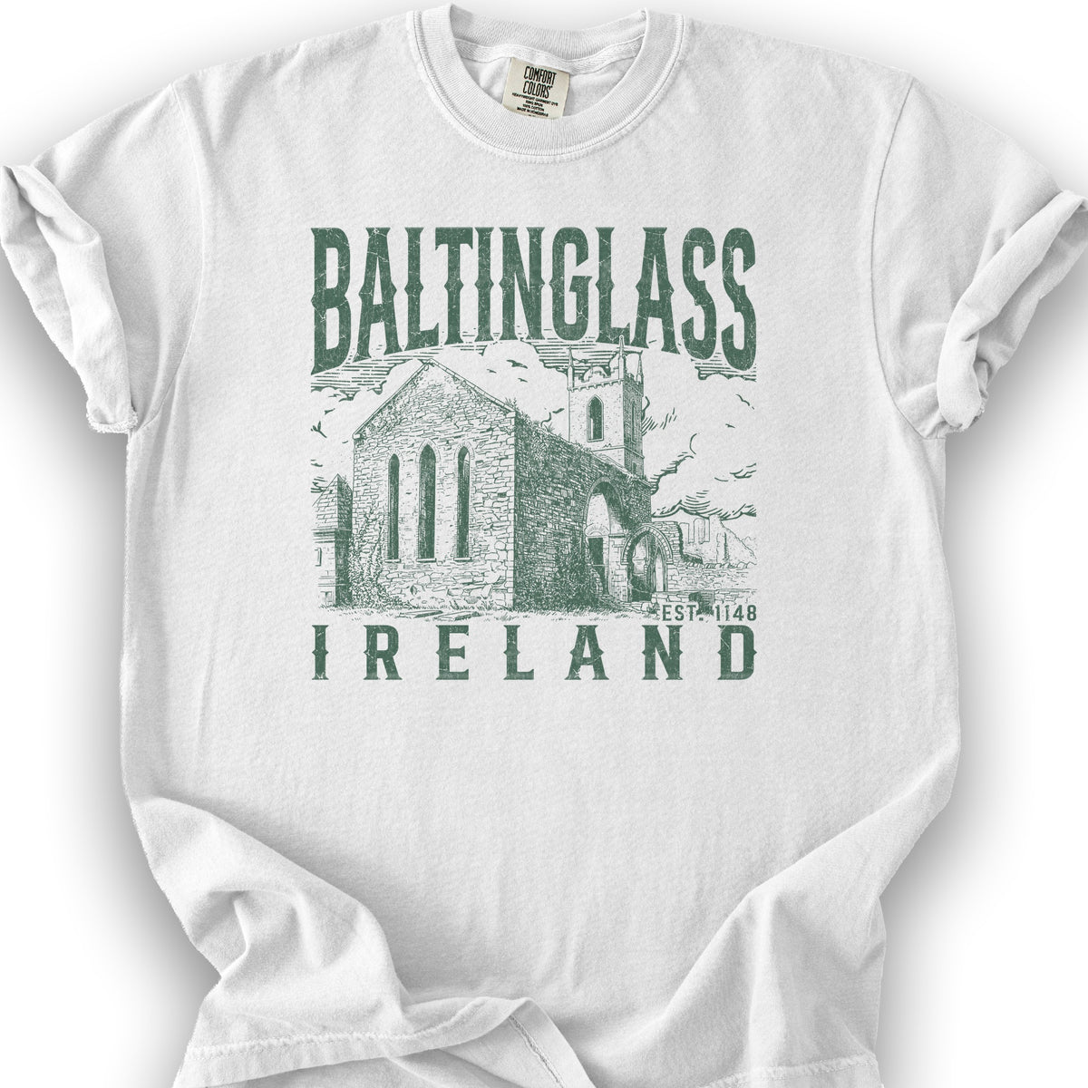 Baltinglass Ireland Sketch T-Shirt - White