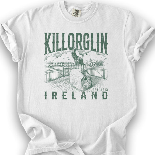 Killorglin Ireland Sketch T-Shirt - White