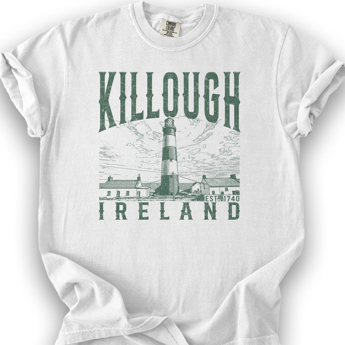 Killough Ireland Sketch T-Shirt - White