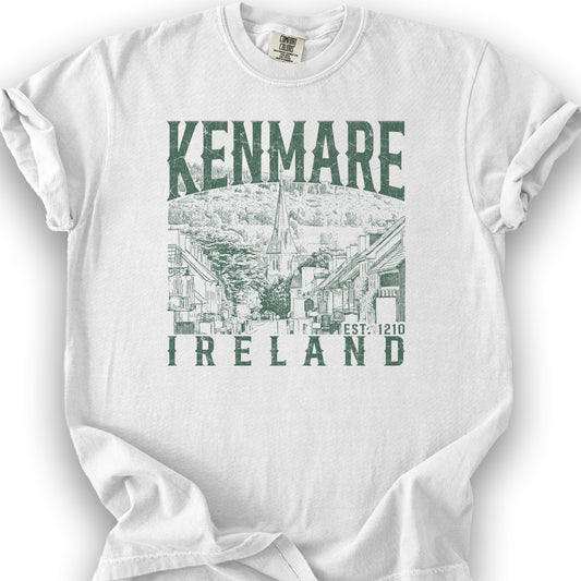 Kenmare Ireland Sketch T-Shirt - White