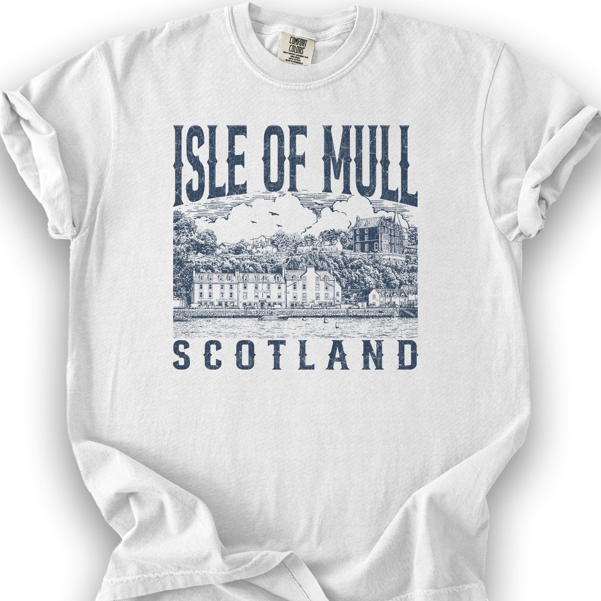 Isle of Mull Sketch T-Shirt - White