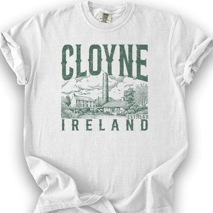 Cloyne Ireland Sketch T-Shirt - White