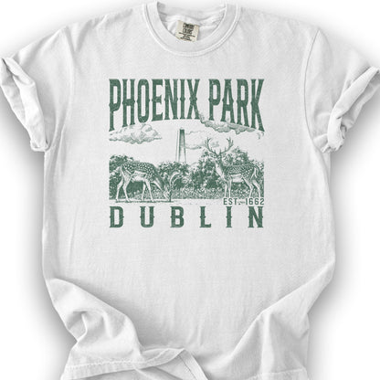 Phoenix Park Dublin T-Shirt - White