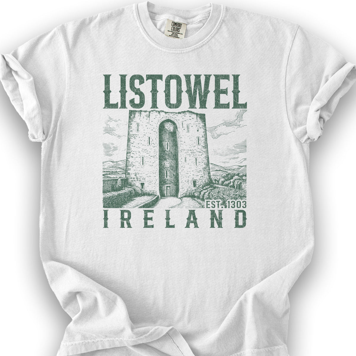 Listowel Ireland Sketch T-Shirt - White