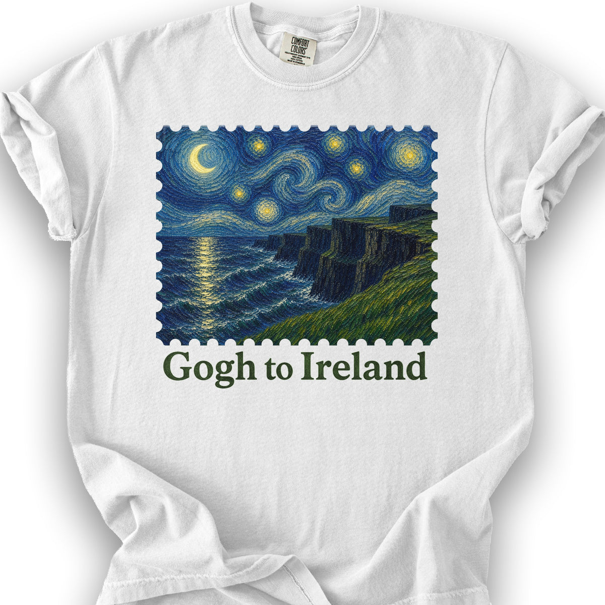 Gogh To Ireland T-Shirt - White