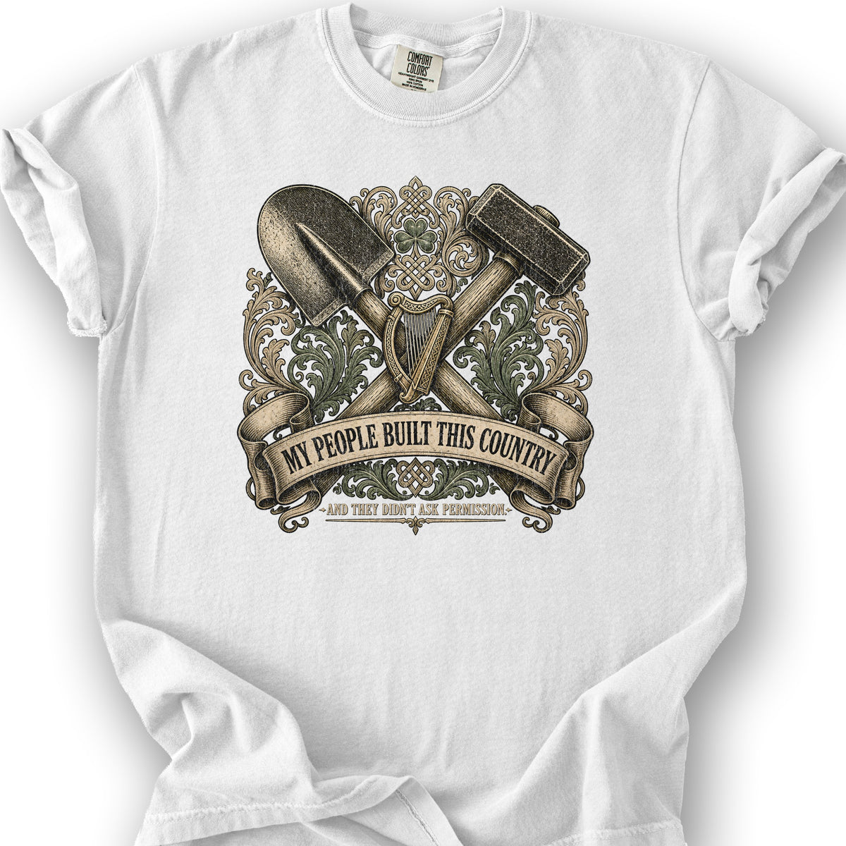 Irish Built T-Shirt - White