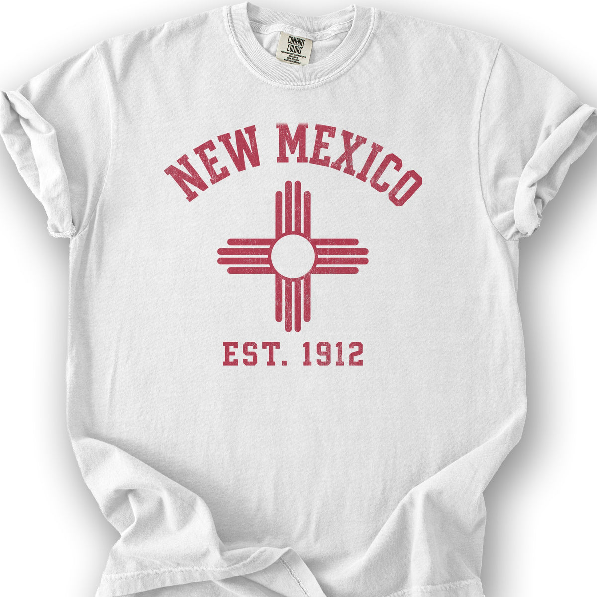 New Mexico Flag T-Shirt - White