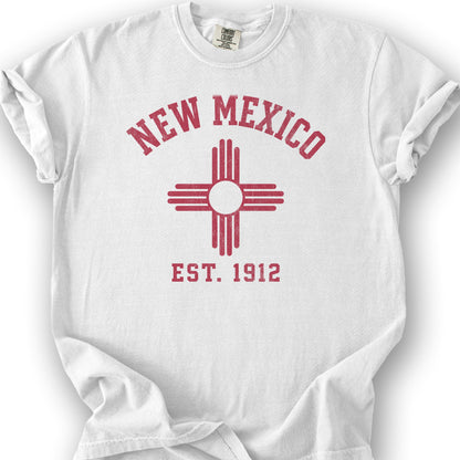 New Mexico Flag T-Shirt - White