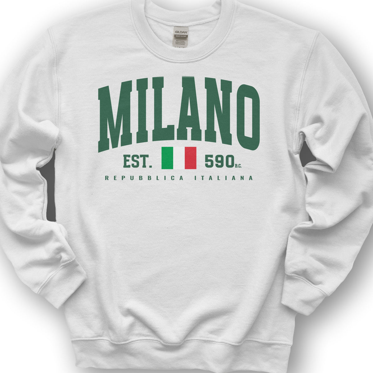 Milano Italia Varsity Sweatshirt - White