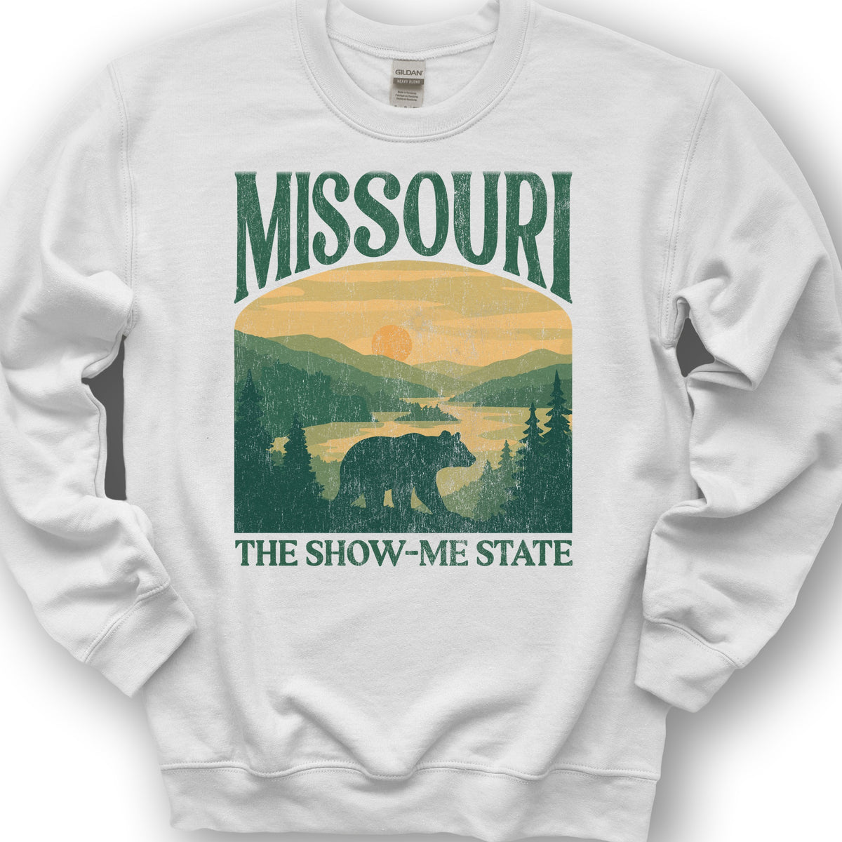 Missouri "Big and Bold" Sweatshirt - White