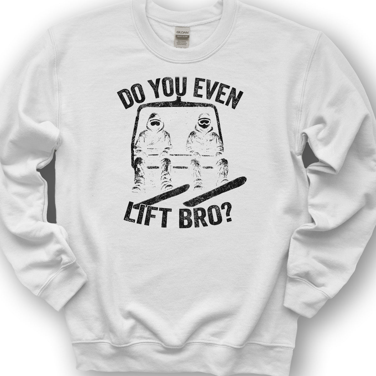 Lift Snowboard Sweatshirt - White