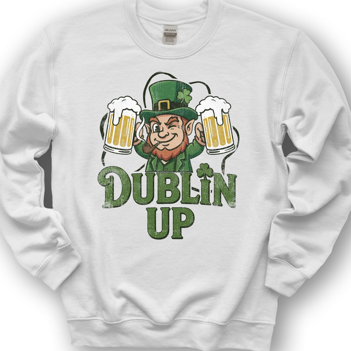 Dublin Up Sweatshirt - White