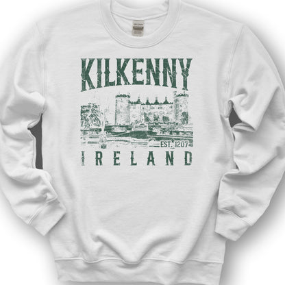 Kilkenny Ireland Vintage Print Sweatshirt - White