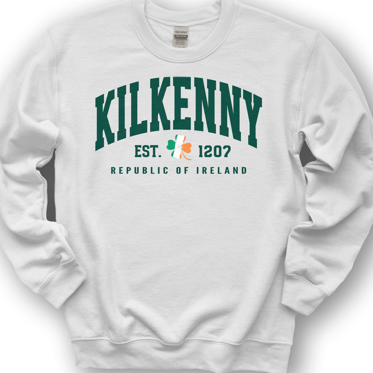 Kilkenny Varsity Flag Sweatshirt - White
