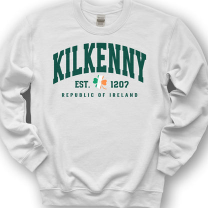 Kilkenny Varsity Flag Sweatshirt - White