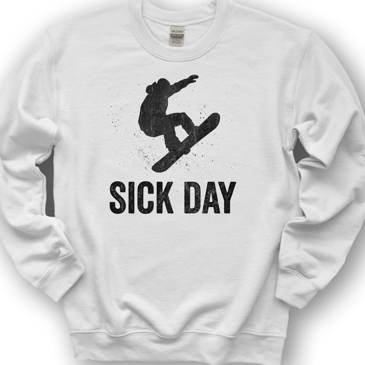 Sick Day Snowboard Sweatshirt - White