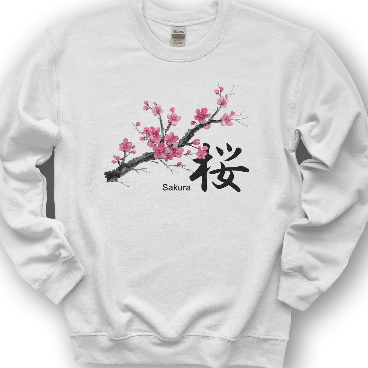 Cherry Blossom Sakura Sweatshirt - White
