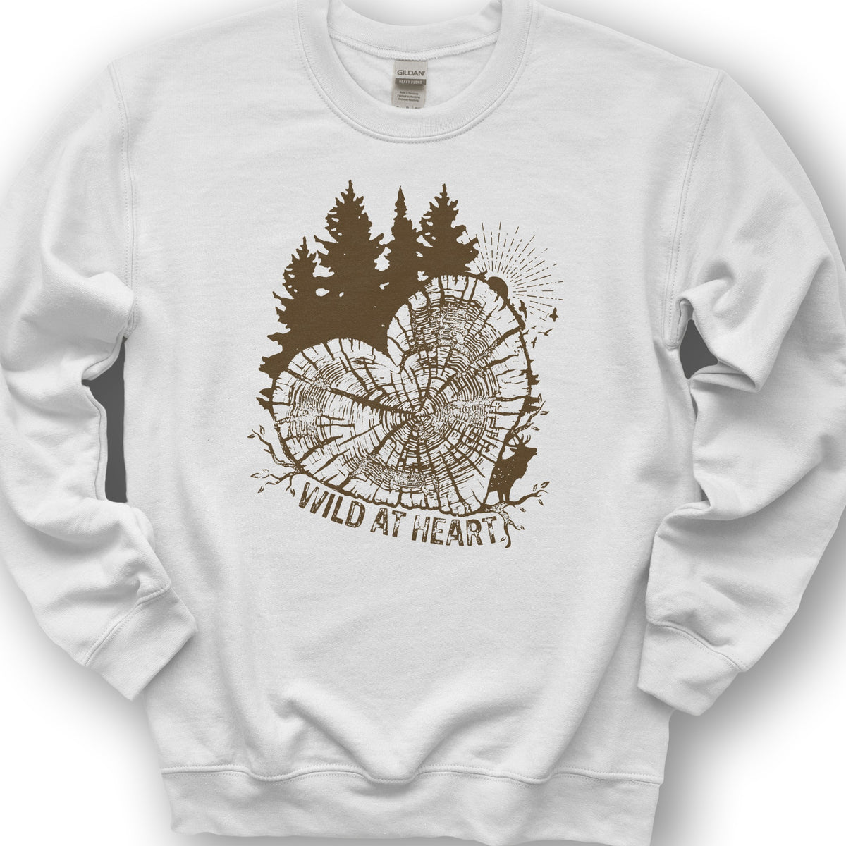 Wild At Heart Sweatshirt - White