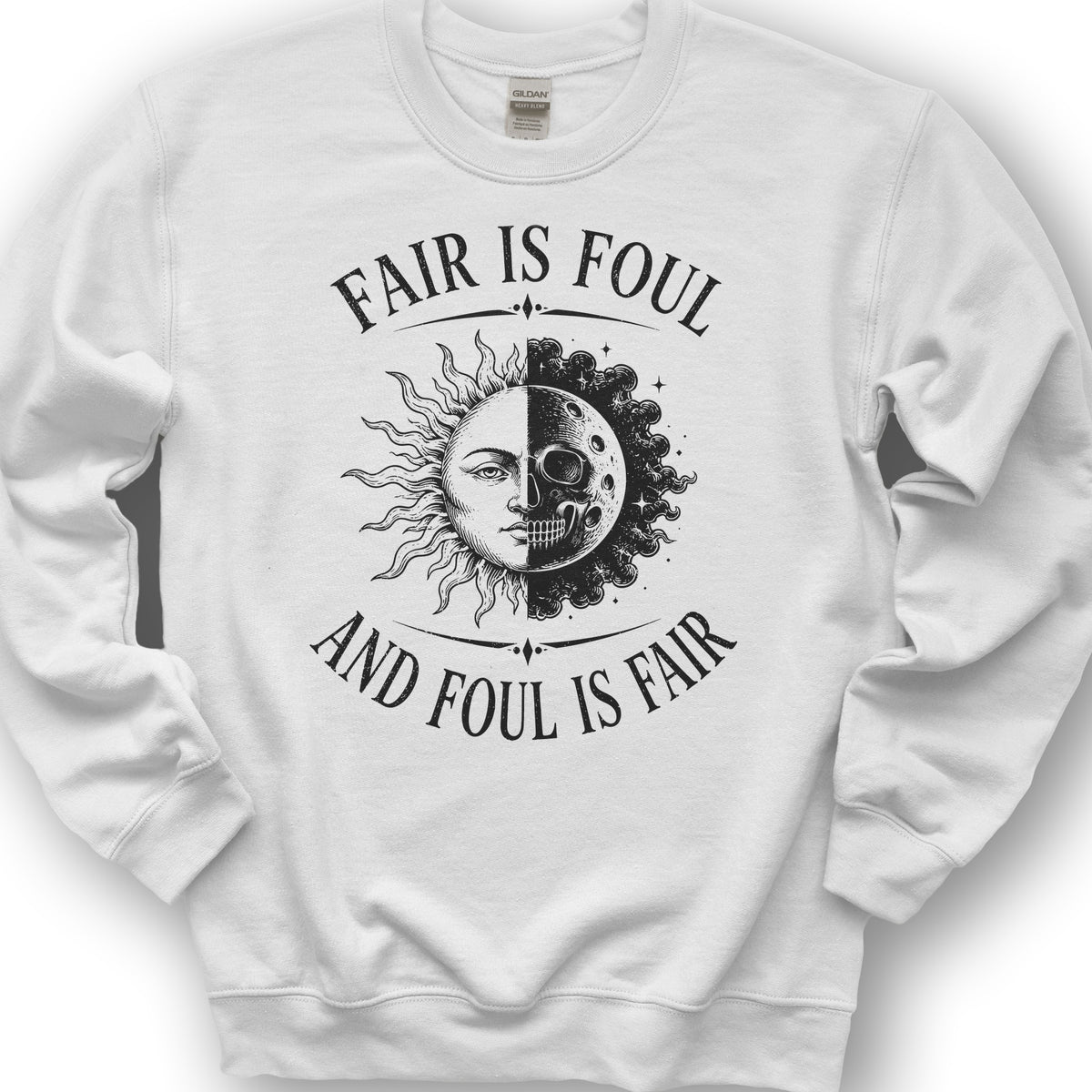 Fair Is Foul MacBeth Sweatshirt - White