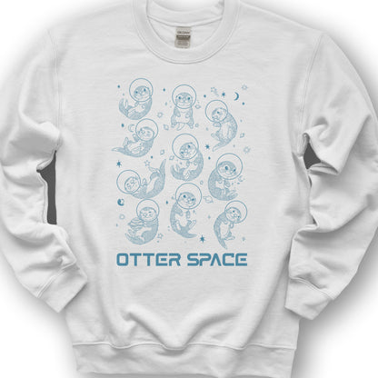 Otter Space Sweatshirt - White