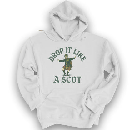 Drop It Like a Scot Hoodie - White