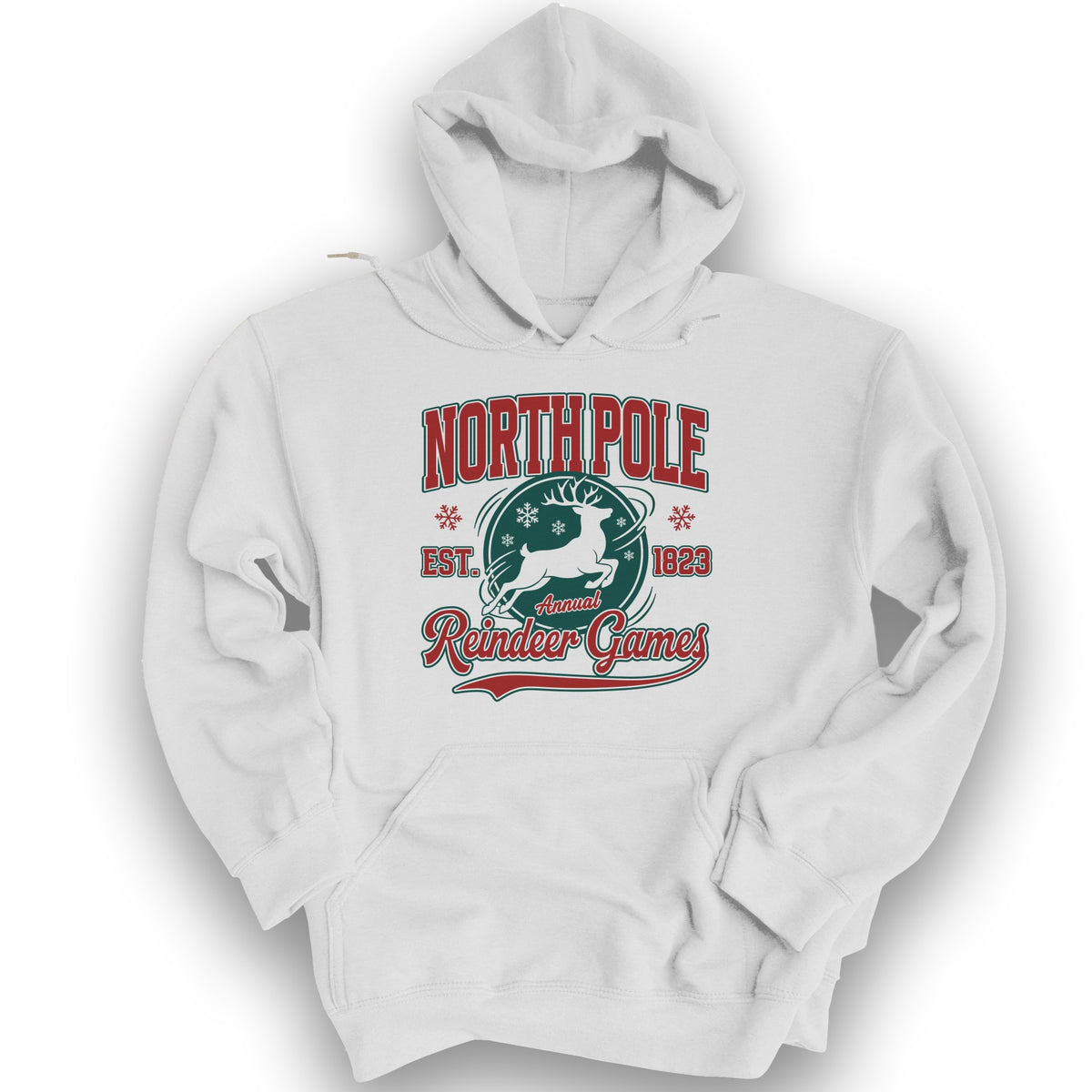 North Pole Annual Reindeer Games Hoodie - White