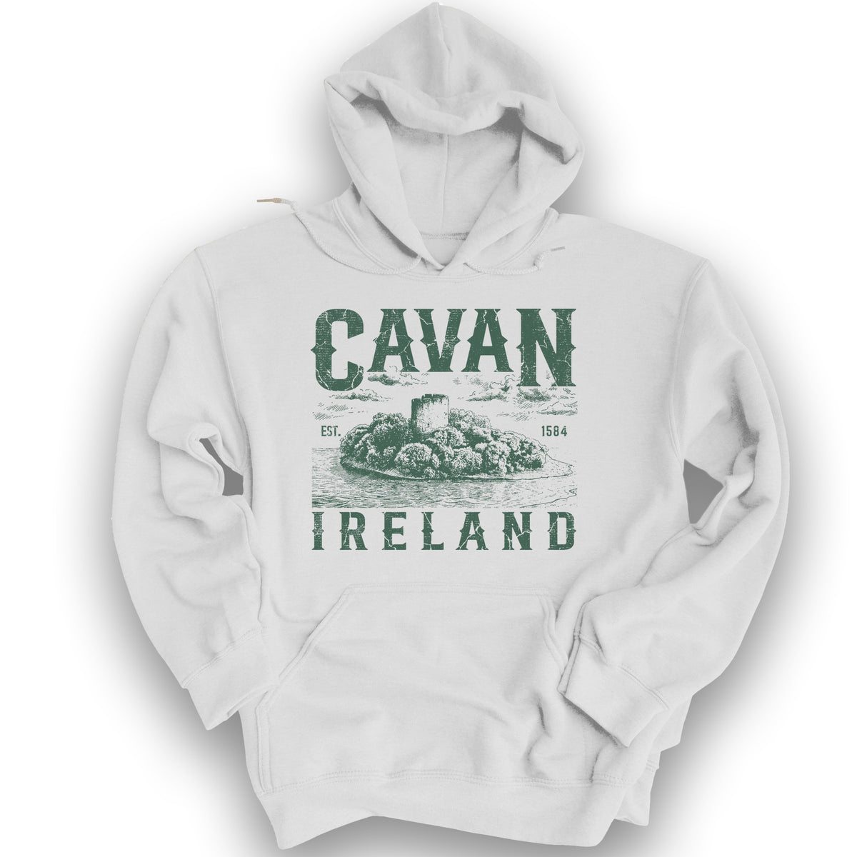 Cavan Ireland Hoodie - White