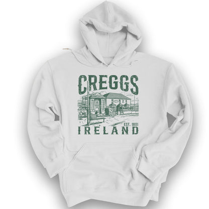 Creggs Ireland Hoodie - White