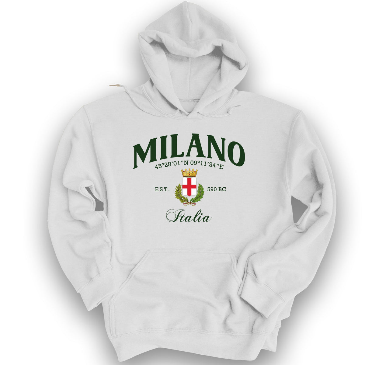Milano Italia Classic Hoodie - White