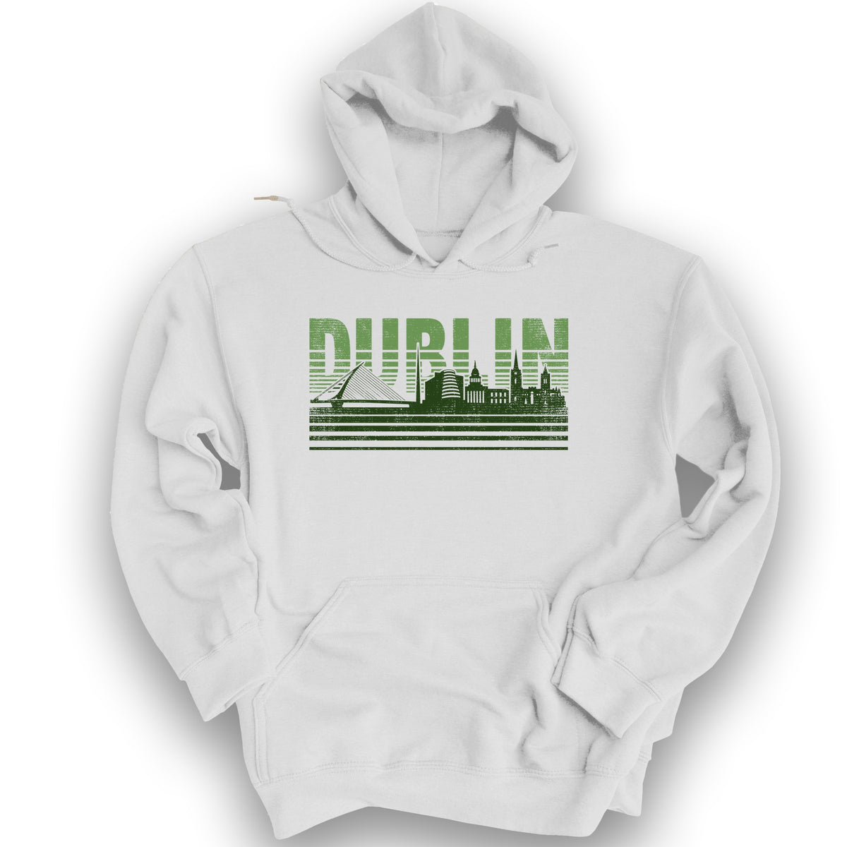 Dublin Stripes Hoodie - White