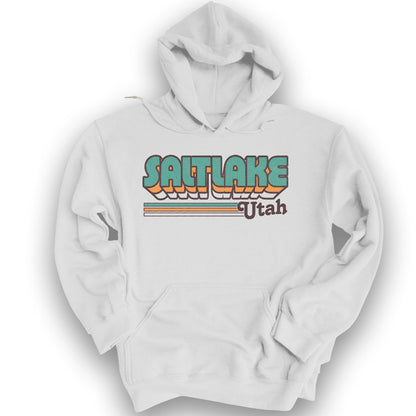 Salt Lake Utah Hoodie - White
