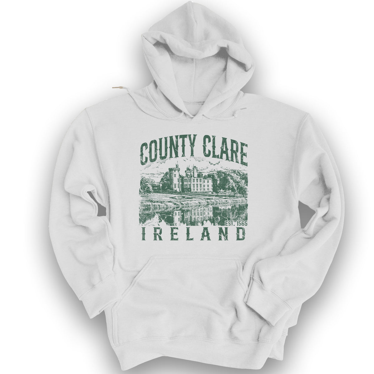 County Clare Hoodie - White