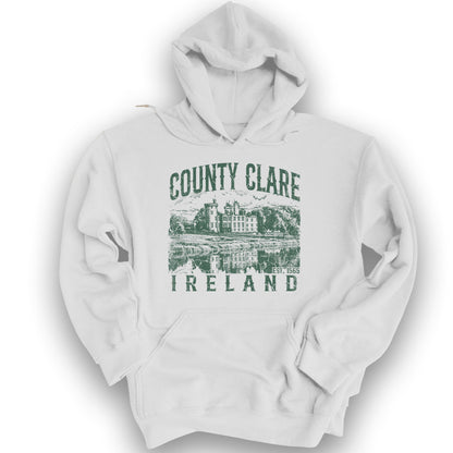 County Clare Hoodie - White