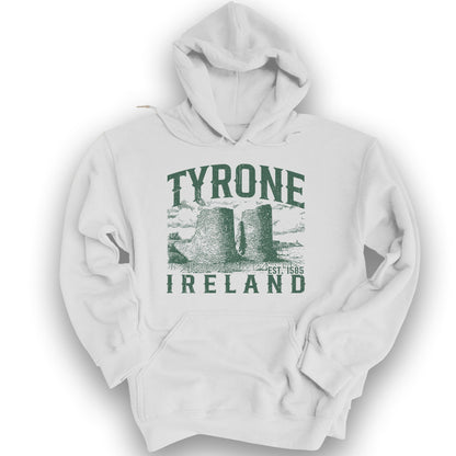Tyrone Ireland Hoodie - White