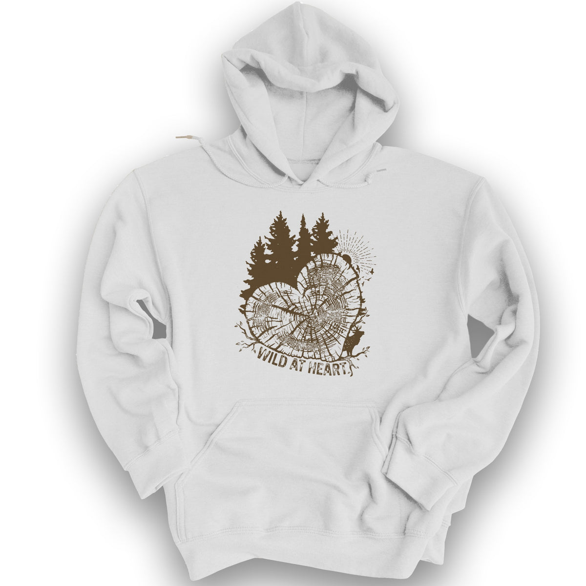 Wild At Heart Hoodie - White