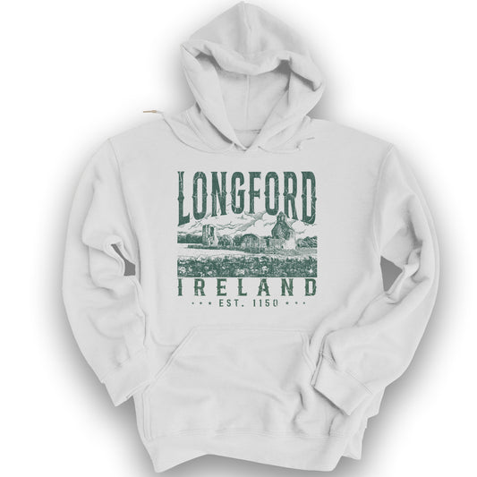 Longford Ireland Hoodie - White