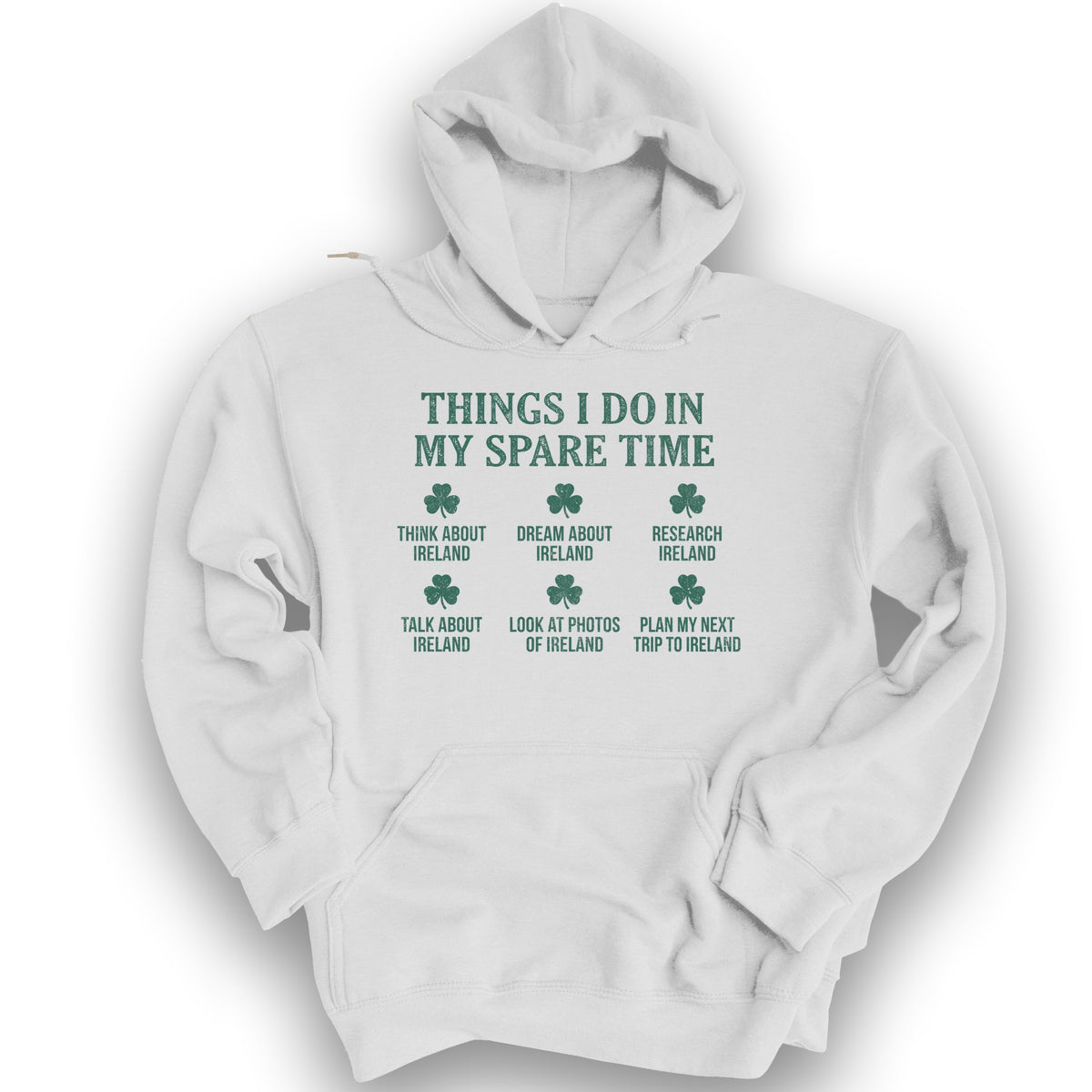 Ireland Spare Time Hoodie - White